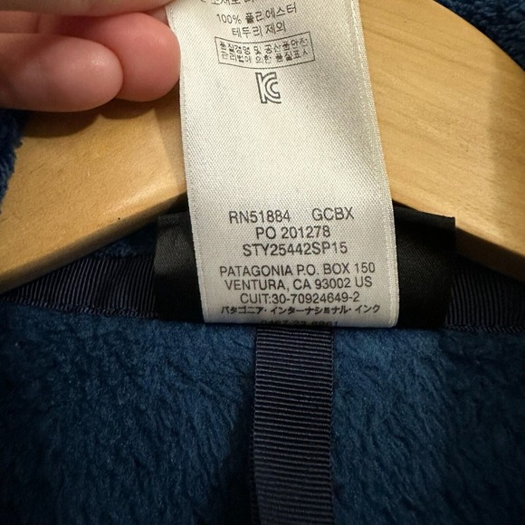PATAGONIA W's Re-Tool Snap-T Fleece Pullover in Blue - Picture 6 of 7